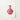 Watercolor Painting Translucent Crimson Glass Vase Delicate Floral Hand-painted Carafe Art, Ralph Atkinson’s Mastery, Glassware Illustration