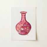 Hand Painted Carafe - Ralph Atkinson Art Print / Canvas, Hand-painted Carafe Art, Ralph Atkinson’s Mastery, Delicate Glassware Illustration