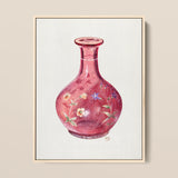Hand Painted Carafe - Ralph Atkinson Art Print / Canvas, Hand-painted Carafe Art, Ralph Atkinson’s Mastery, Delicate Glassware Illustration