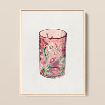 Hand Painted Glass - Ralph Atkinson Art Print / Canvas, 12x16’’ / 31x41cm / Natural Frame, Posters Prints & Visual Artwork, Toby Leon