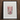 Hand Painted Glass - Ralph Atkinson Art Print, Framed Artwork Pink Glass Floral Designs Painted