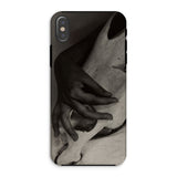Hands and Horse Skull - Alfred Stieglitz Phone Case Iphone Xs / Matte Black White Phone Case Horse Skull, Iphone