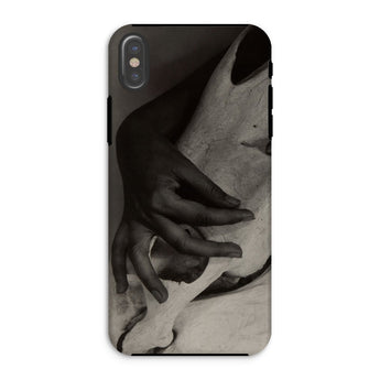 Hands and Horse Skull - Alfred Stieglitz Phone Case Iphone Xs / Matte Black White Phone Case Horse Skull, Iphone