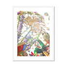 Hanuman the Handyman - Monkey God Carnival Art Print, Framed Floral Figurative Artwork