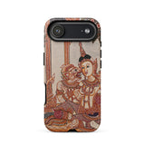 Hanuman & Maiden - Custodia per iPhone del Ramayana thailandese, 17 Air / Opaca, Custodie per telefoni cellulari, Toby Leon