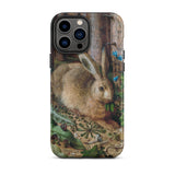 Ein Hase im Wald - Hans Hoffman Iphone Hülle, 13 Pro Max / Matt, Handyhüllen, Toby Leon