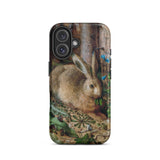 Ein Hase im Wald - Hans Hoffman Iphone Hülle, 16 / Matt, Handyhüllen, Toby Leon