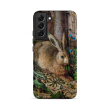 A Hare in the Forest - Hans Hoffman Phone Case, Samsung Galaxy S22 Plus / Matte, Mobile Cases, Toby Leon
