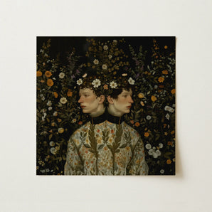 Harold & Claude - Netherlandish Gay Twins Art Print / Canvas, Netherlandish Gay Twins, Gay Twins Art, Twins Art Print