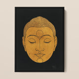 Head of Buddha - Reijer Stolk Graphic Art Print / Canvas, 12x16’’ / 31x41cm / Black Frame, Posters Prints & Visual Artwork, Toby Leon