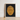 Minimalist Gold Buddha Head Artwork Light Wood Frame Reijer Stolk, Woodcut, Invites