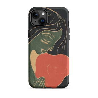 The Heart - Custodia per iPhone di Edvard Munch, 15 Plus / Opaca, Custodie per telefoni cellulari, Toby Leon