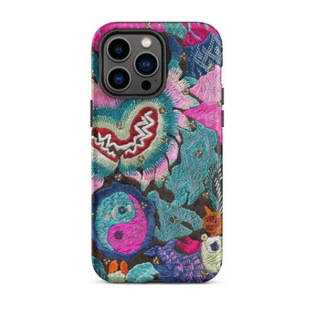 Heart and Soul - Ceremonial Miao Textile Art Phone Case, Iphone 14 Pro Max / Matte, Mobile Cases, Toby Leon