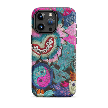 Heart and Soul - Ceremonial Miao Textile Art Phone Case, Iphone 15 Pro Max / Matte, Mobile Cases, Toby Leon