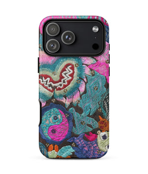 Iphone 17 Pro Max / Matte Heart and Soul - Ceremonial Miao Textile Art Phone Case