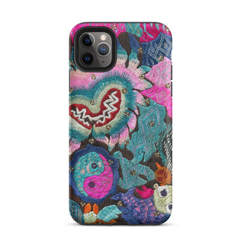 Heart and Soul - Ceremonial Miao Textile Art Phone Case Iphone 11 Pro Max / Matte Embroidered Floral Iphone Case