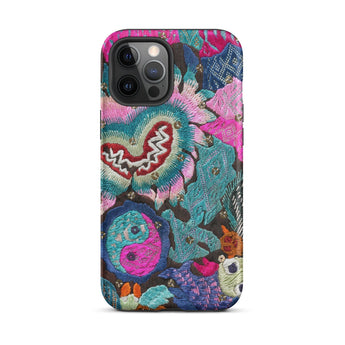 Heart and Soul - Ceremonial Miao Textile Art Phone Case Iphone 12 Pro Max / Matte Embroidered Floral Phone Case Iphone