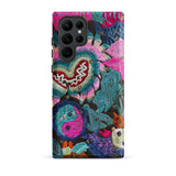 Heart and Soul - Ceremonial Miao Textile Art Phone Case Samsung Galaxy S22 Ultra / Matte Vibrant Embroidered Phone Case Intricate Patterns