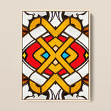 Hearts of Glass - Stained Window Art Print / Canvas, 12x16’’ / 31x41cm / Natural Frame, Posters Prints & Visual Artwork, Toby Leon