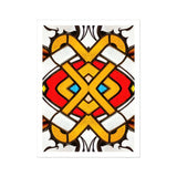 Hearts of Glass - Buntglasfenster-Kunstdruck / Leinwand, 12x16’’ / 31x41cm / Ungerahmt / Weißer Rand, Poster-Drucke & visuelle Kunstwerke, Toby Leon