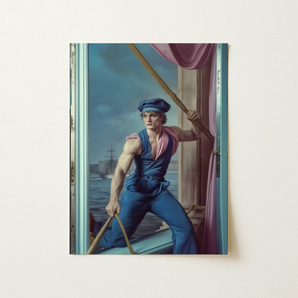Hender Bender - Gay Russian Sailor Art Print / Canvas, Hender Bender Sailor, Gay Russian Sailor, Russian Sailor Art