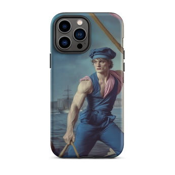 Hender Bender - Étui Iphone Marin Russe Gay, 13 Pro Max / Mat, Coques de Téléphone Portable, Toby Leon