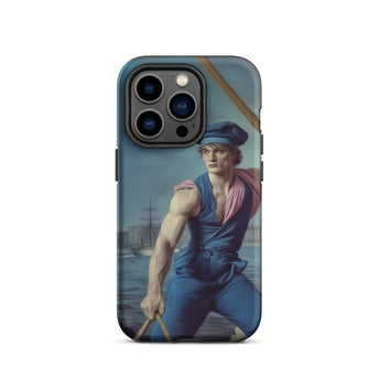 Hender Bender - Étui Iphone Marin Russe Gay, 14 Pro / Mat, Coques de Téléphone Portable, Toby Leon