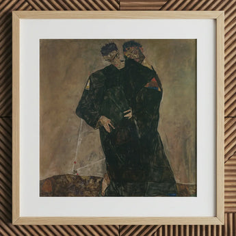 Hermits - Egon Schiele Art Print / Canvas, Two Men, Gustav Klimt, Prints