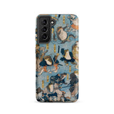 Heroes of the Kabuki Stage Played by Frogs - Utagawa Kuniyoshi Phone Case, Samsung Galaxy S21 / Matte, Mobile Cases, Toby Leon