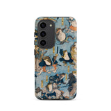 Heroes of the Kabuki Stage Played by Frogs - Utagawa Kuniyoshi Phone Case, Samsung Galaxy S23 / Matte, Mobile Cases, Toby Leon