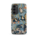 Heroes of the Kabuki Stage Played by Frogs - Utagawa Kuniyoshi Phone Case, Samsung Galaxy S23 Plus / Matte, Mobile Cases, Toby Leon