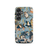 Heroes of the Kabuki Stage Played by Frogs - Utagawa Kuniyoshi Phone Case, Samsung Galaxy S25 / Matte, Mobile Cases, Toby Leon