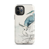 Heron and Egret - Numata Kashu Bird Art Iphone Case 11 Pro / Matte Bird-themed Iphone Case Numata Kashu, Kashu Meiji Birds, Meiji-era