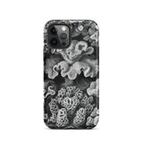 Hexacoralla Six-rayed Star Corals - Ernst Haeckel Phone Case Iphone 12 Pro / Matte Black White Coral-patterned Phone Case Ernst Haeckel,