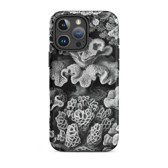 Hexacoralla Six-rayed Star Corals - Ernst Haeckel Phone Case Iphone 16 Pro Max / Matte Coral-patterned Phone Case Ernst Haeckel, Sixfold