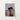 White-framed Art Print Two Shirtless Men Beach Scene Gay Hookup, Surf Spits Foam, Faces Drift Nearer