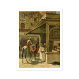 Hindu Merchants - Edwin Lord Weeks Art Print / Canvas, 11x14’’ / 28x36cm / Unframed / White Border, Posters Prints & Visual Artwork, Toby