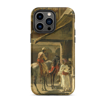 Hindu Merchants - Edwin Lord Weeks Phone Case Iphone 14 Pro Max / Matte Art-adorned Phone Case Edwin Lord Weeks, Hindu Merchants, Weeks