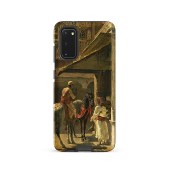 Hindu Merchants - Edwin Lord Weeks Phone Case Samsung Galaxy S20 / Matte Phone Case Detailed Warm-toned Painting Two Figures Traditional