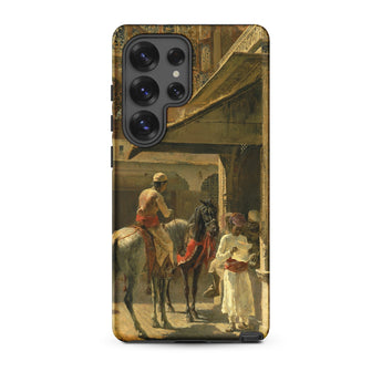 Hindu Merchants - Edwin Lord Weeks Phone Case Samsung Galaxy S25 Ultra / Matte Phone Case Vintage-style Painting Two Figures Traditional