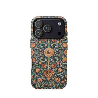 Holland Park Carpet - William Morris Iphone Case 17 Pro / Matte Iphone 12 Pro Max Case Floral Pattern Blue William Morris Pattern, Morris’s