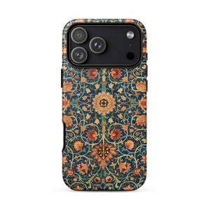 Holland Park Carpet - William Morris Iphone Case 17 Pro Max / Matte Iphone 12 Pro Max Case Floral Pattern Dark William Morris Pattern,