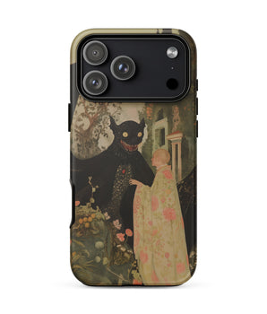 Iphone 17 Pro Max / Matte Home Sweet - Creepy Cute Demon Art Phone Case, Hush Falls, Overgrown Garden
