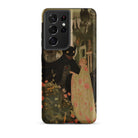Home Sweet - Creepy Cute Demon Art Samsung Case, Galaxy S21 Ultra / Matte, Black Smartphone Case Dark Fantasy Art Print