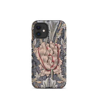 Honeysuckle - William Morris Floral Art Iphone Case, 12 Mini / Matte, Mobile Phone Cases, Toby Leon