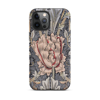 Honeysuckle - William Morris Floral Art Iphone Case, 12 Pro Max / Matte, Mobile Phone Cases, Toby Leon