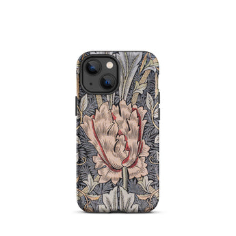 Honeysuckle - William Morris Floral Art Iphone Case, 13 Mini / Matte, Mobile Phone Cases, Toby Leon
