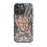 Honeysuckle - William Morris Floral Art Iphone Case, 15 Pro Max / Matte, Floral Patterned Phone Case
