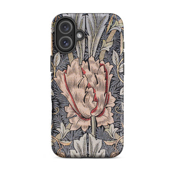 Honeysuckle - William Morris Floral Art Iphone Case, 16 Plus / Matte, Floral Patterned Phone Case