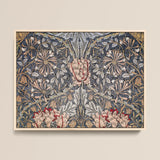 Honeysuckle - William Morris Floral Art Print / Canvas, 16x12’’ / 41x31cm / Natural Frame, Posters Prints & Visual Artwork, Toby Leon